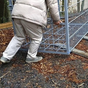 ファーレ旭式 イノシシ・シカ用箱罠ビッグサイズ 両扉 イノホイ