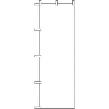 のぼり 白無地 P O Pプロダクツ株式会社 文字なし 通販モノタロウ 2454