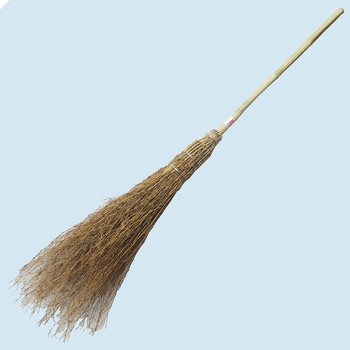 太陽竹箒  茶 八ツ矢工業