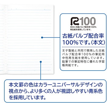 スクールラインプラスノート セミB5 - 日本ノート