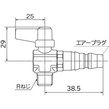ML7型 フリーボール エアープラグ オンダ製作所
