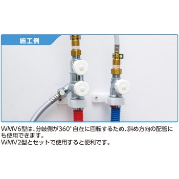 WMV6型 流量調整バルブ 二方分岐 オンダ製作所