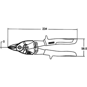 スニップ 105 強力型ユニバーサル IRWIN