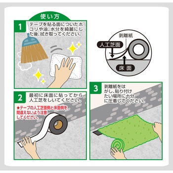 手で切れる人工芝用両面テープ ワタナベ工業