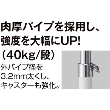 重量用2段ハンガーラック 幅120cmタイプ ストア・エキスプレス