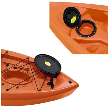 カヤックボーイ フィッシング 305 オレンジ パドル付 CAPTAIN STAG