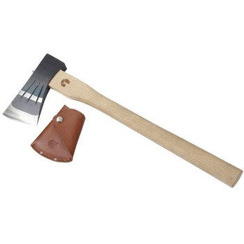 全鋼小斧 ロングストレート450 レザーカバー付 CAPTAIN STAG