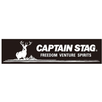 キャプテンスタッグステッカー(ロゴマーク・ブラック)228×60mm - CAPTAIN STAG