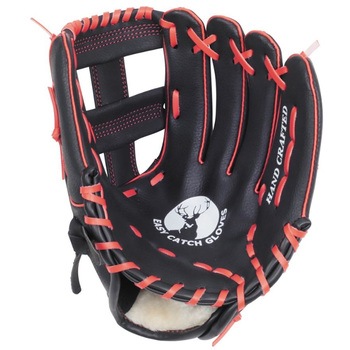 CS ジュニア野球グラブ (ブラック×レッド) CAPTAIN STAG