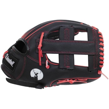 CS ジュニア野球グラブ (ブラック×レッド) CAPTAIN STAG