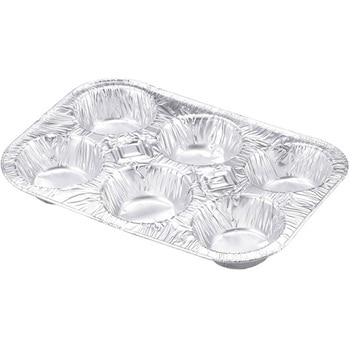 BBQ アルミバーベキュー 6穴プレート 2枚組 CAPTAIN STAG