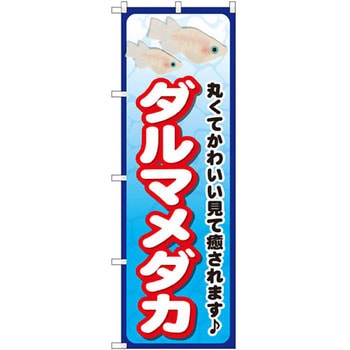 のぼり ダルマメダカ 丸くてかわいい見て癒されます - P・O・Pプロダクツ
