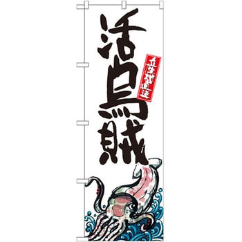 のぼり 活烏賊 産地直送 P・O・Pプロダクツ