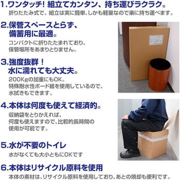 90065 簡易トイレ 非常用トイレ ホームタイプ20 1個 日本製紙クレシア