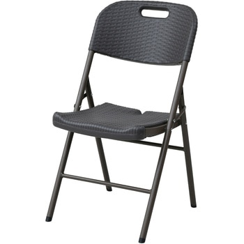 HFC-49(DBR*4) ウィッカー調 フォールディングガーデンチェア(4脚