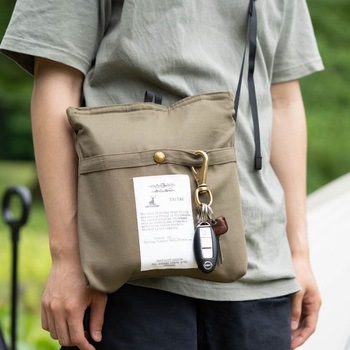 CAPTAIN STAG×TAITAI FIREPROOF クッカー&クーラーサコッシュ CAPTAIN STAG
