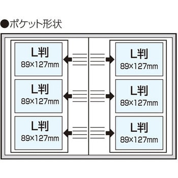 ア-PL-1031-7 BOXアルバム ハローキティ ナカバヤシ 収納枚数L判210(5