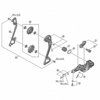 RD-T8000 ブラケットジクユニット ノーマルヨウ SHIMANO(シマノ)