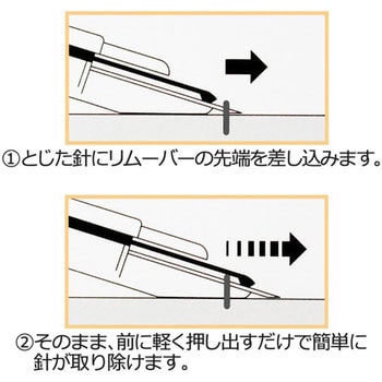 RM-101(30036) ホッチキス針リムーバー(除針器) 1個 プラス(文具