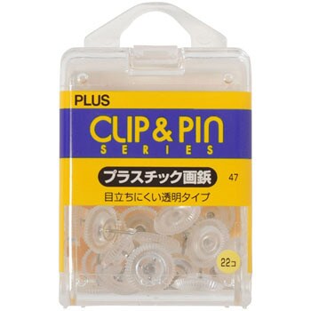 プラスチック画鋲 プラス 文具 画鋲 ピン 通販モノタロウ Cp 103g