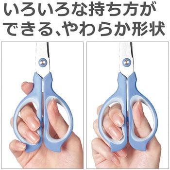 ハサミ フッ素コート フィットカット ケース付 左右対称 PLUS(プラス)[文具]