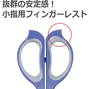ハサミ フッ素コート フィットカット ケース付 左右対称 PLUS(プラス)[文具]