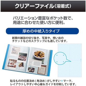 デジャヴカラーズ クリアーファイル(溶着式) プラス(文具)