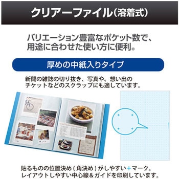 デジャヴカラーズ クリアーファイル(溶着式) プラス(文具)