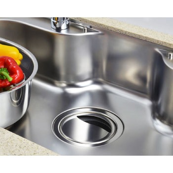 ガオナ シンク用 排水口のステンレス製フタ 3個セット ゴミを隠す (錆びにくい 汚れにくい 衛生的) GAONA(ガオナ)