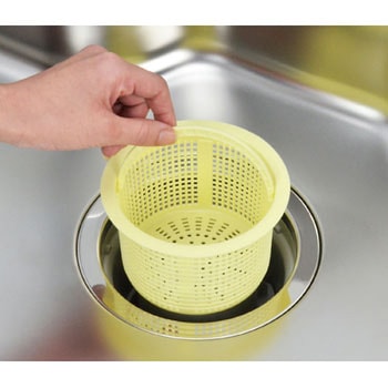 ガオナ シンク用 ゴミカゴ 3個セット (排水口のゴミ受け プラスチック製) GAONA(ガオナ)