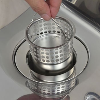 ガオナ シンク用 ステンレス製ゴミカゴ 排水口のゴミ受け (錆びにくい 汚れにくい 衛生的) GA-PB063 GAONA(ガオナ)