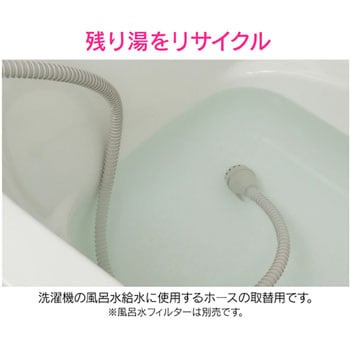 ガオナ 風呂水給水ホース 残り湯 洗濯 給水ホースのみ 交換用 節約 Gaona ガオナ 洗濯機用給水ホース 通販モノタロウ Ga Lc025