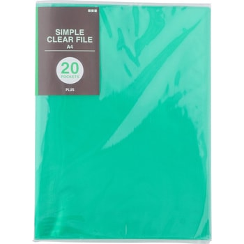 シンプルクリアーファイル PLUS(プラス)[文具]