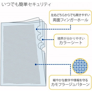 カモフラージュホルダー仕切り付・3ポケット PLUS(プラス)[文具]