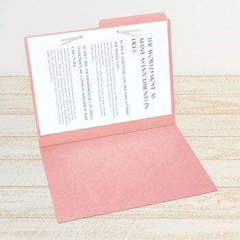 カットフォルダー A4マチなし 2山 PLUS(プラス)[文具]