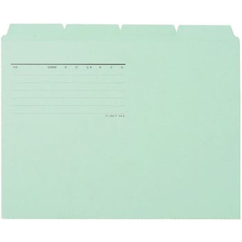 カットフォルダー A4マチなし 4山 PLUS(プラス)[文具]