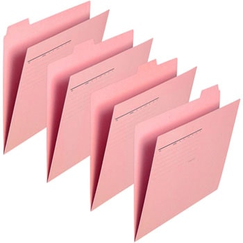 カットフォルダー A4マチなし 4山 PLUS(プラス)[文具]