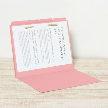 カットフォルダー A4マチなし 4山 PLUS(プラス)[文具]