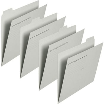 カットフォルダー A4マチなし 4山 PLUS(プラス)[文具]