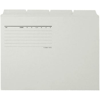 カットフォルダー A4マチなし 4山 PLUS(プラス)[文具]