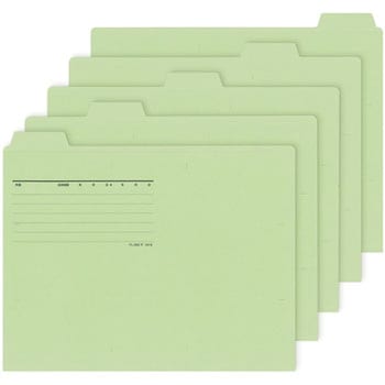 カットフォルダー A4マチなし 5山 PLUS(プラス)[文具]