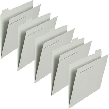 カットフォルダー A4マチなし 5山 PLUS(プラス)[文具]
