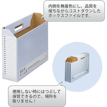 ボックスファイル 横型 エコノミー ファイルボックス プラス(文具)