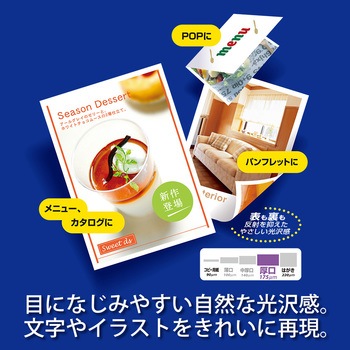 両面セミ光沢紙 PLUS(プラス)[文具]