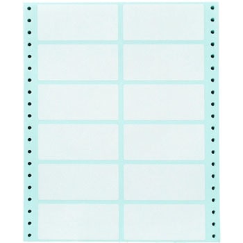東洋印刷 タックフォームラベル 6 7/10インチ ×12インチ 4面付(1ケース