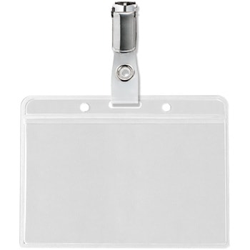 ネームタッグ 金属クリップ ヨコ型 PLUS(プラス)[文具]