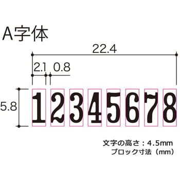 IJ-087E(A)(30627) ナンバーリング 1個 プラス(文具) 【通販モノタロウ】