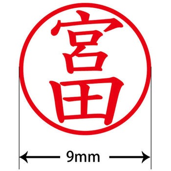 ネームキューブ ネーム印 印鑑 (ミ) PLUS(プラス)[文具]