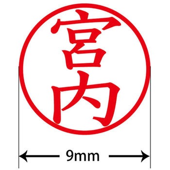ネームキューブ ネーム印 印鑑 (ミ) PLUS(プラス)[文具]