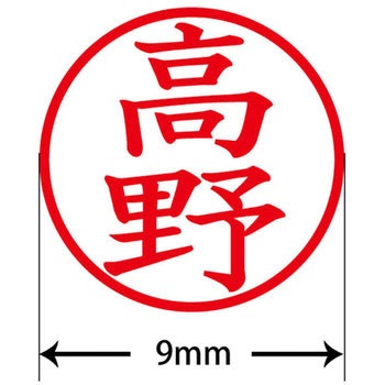ネームキューブ ネーム印 印鑑 (タ) プラス(文具)